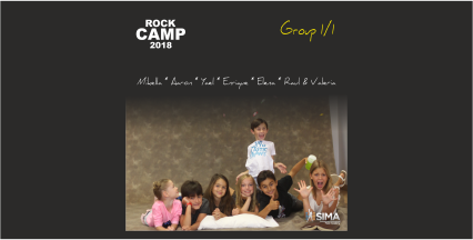 Rock Camp 2018 Group 1 Week 1 ORIGINAL song – Slumber Party